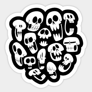 Chatter Bones Sticker